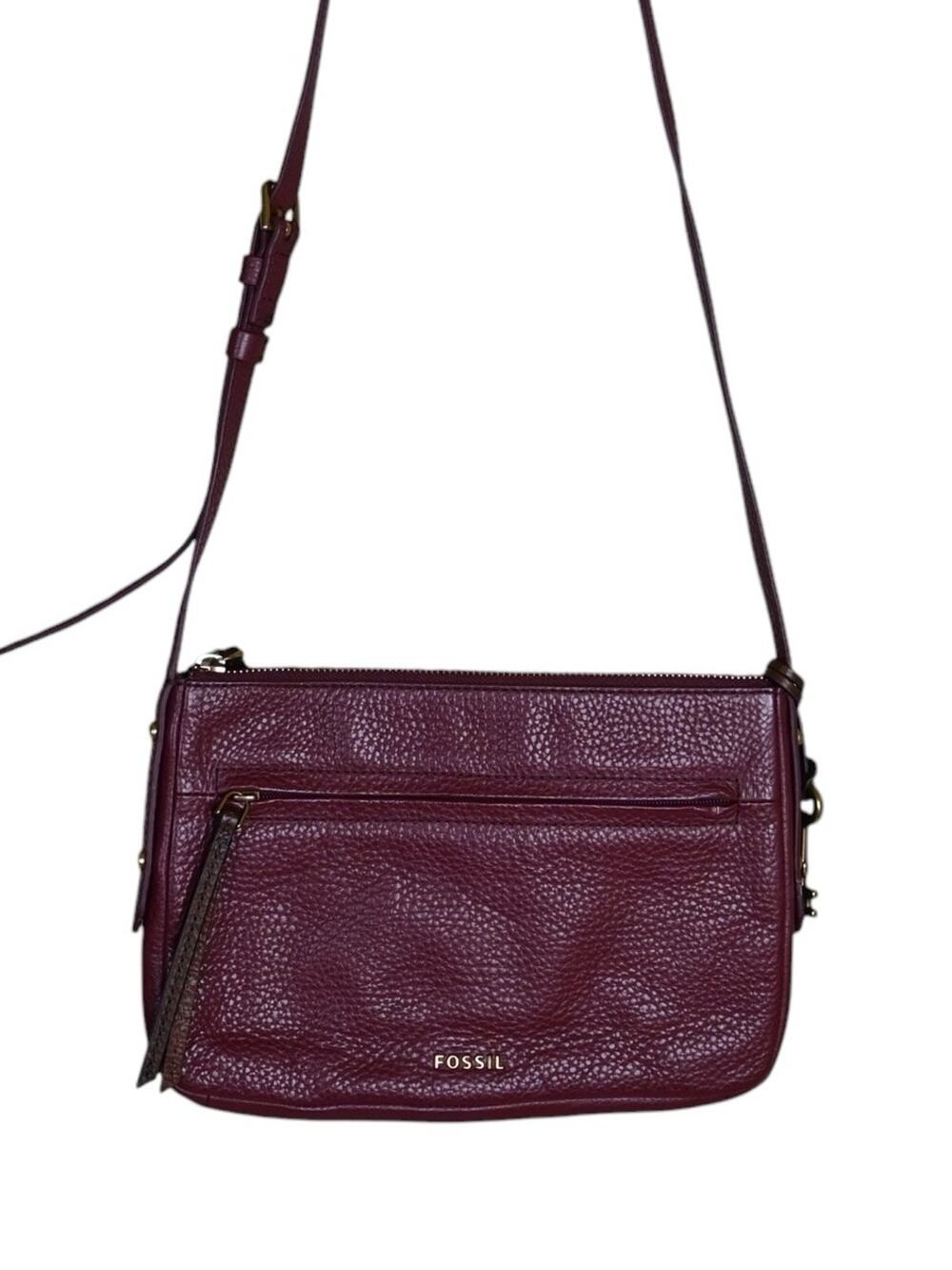 Fossil Women's Crossbody Bag in Plum